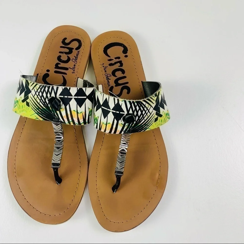 Circus By Sam Edelman Saxon Lime Women Sandals‎ Size 6.5